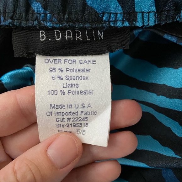 B. Darlin Zebra Dress with Pockets - Picture 4 of 4